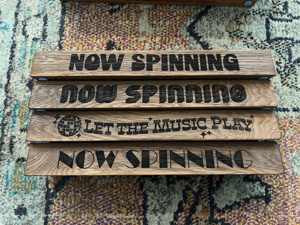 Now Spinning Vinyl Holder