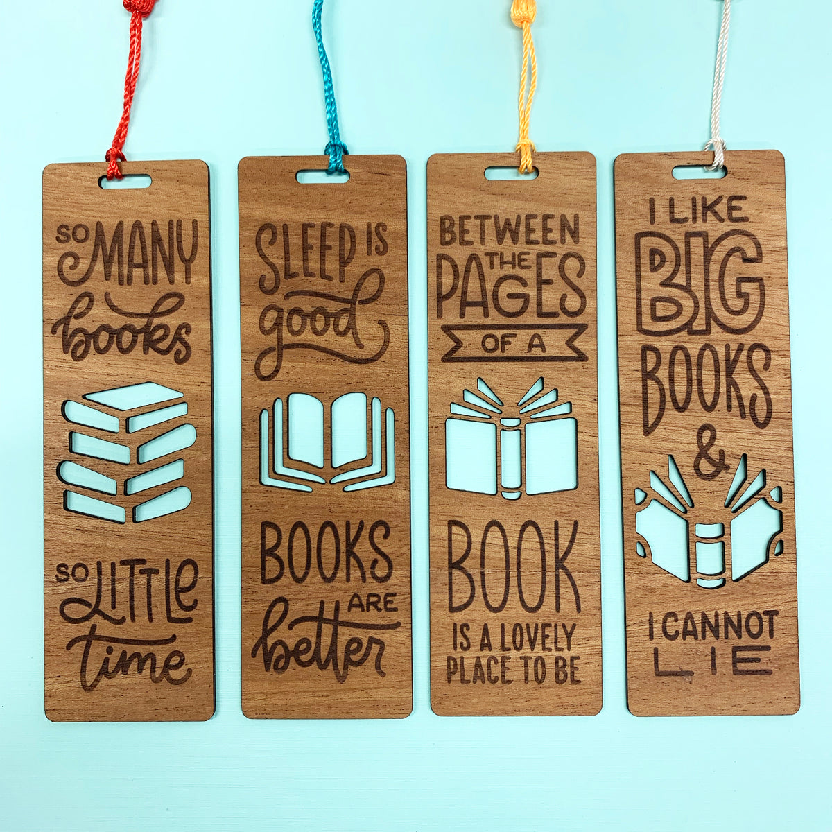 Engraved Wooden Bookmarks – Pew Pew Lasercraft, LLC