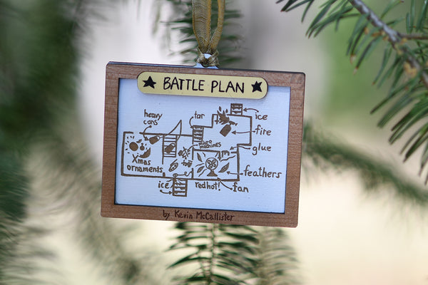 Kevin's Home Alone Battle Plan Ornament