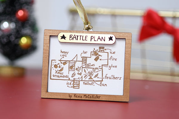 Kevin's Home Alone Battle Plan Ornament