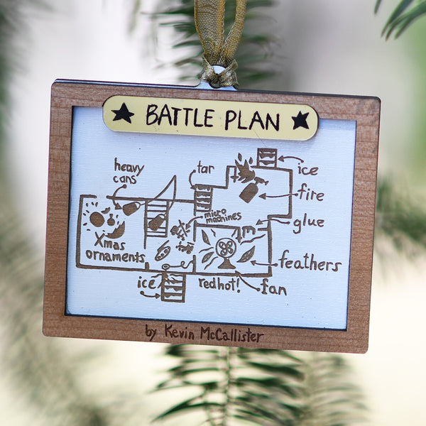 Kevin's Home Alone Battle Plan Ornament