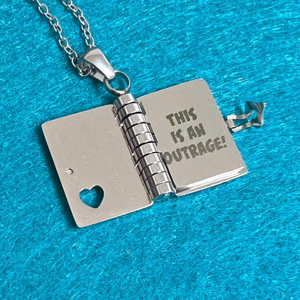 Dungeon Crawler Carl Book Pendant - Pew Pew Lasercraft, LLC