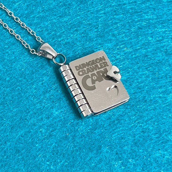Dungeon Crawler Carl Book Pendant - Pew Pew Lasercraft, LLC
