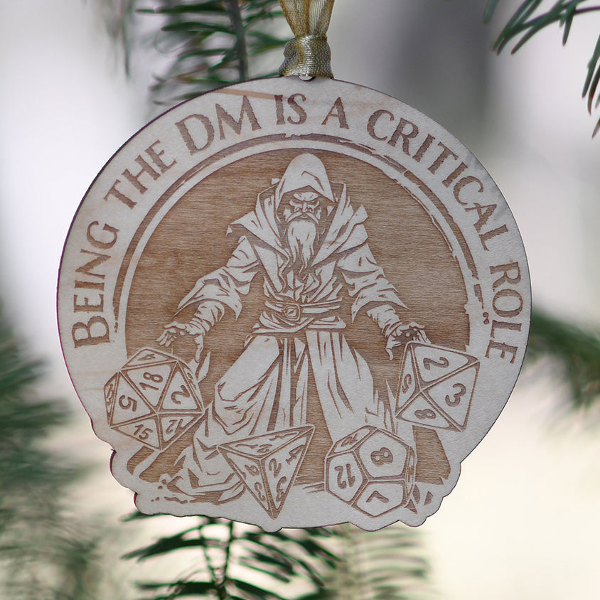 Being the DM is a Critical Role Ornament