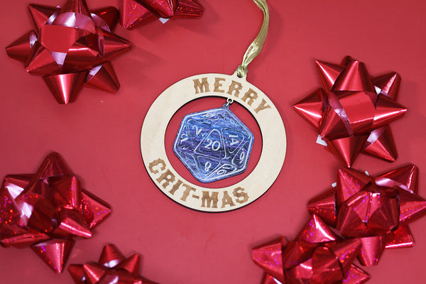 Merry Crit-mas Ornament