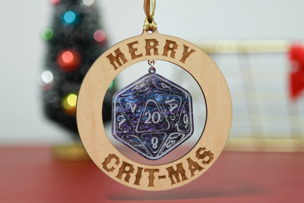 Merry Crit-mas Ornament