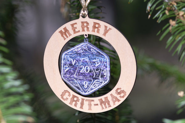 Merry Crit-mas Ornament