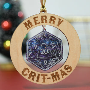 Merry Crit-mas Ornament