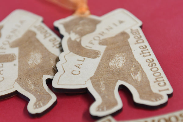 I Choose the Bear - SoCal Fire Fundraiser - Ornaments and Magnets