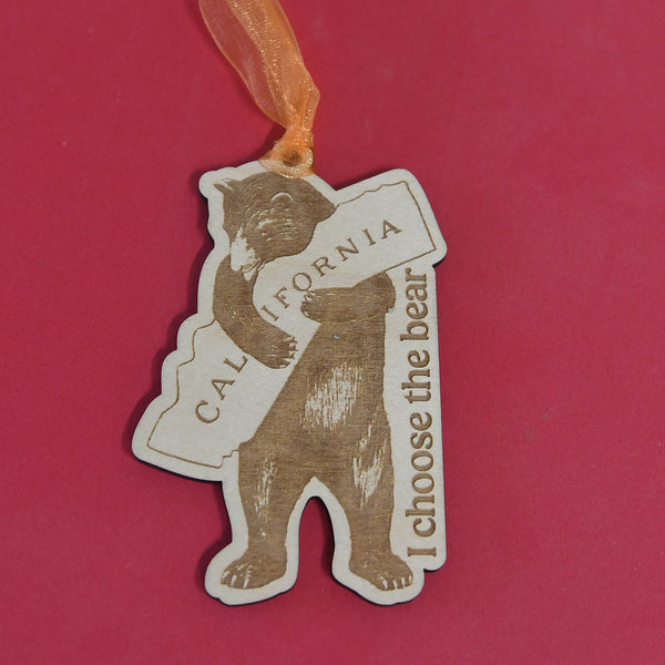 I Choose the Bear - SoCal Fire Fundraiser - Ornaments and Magnets