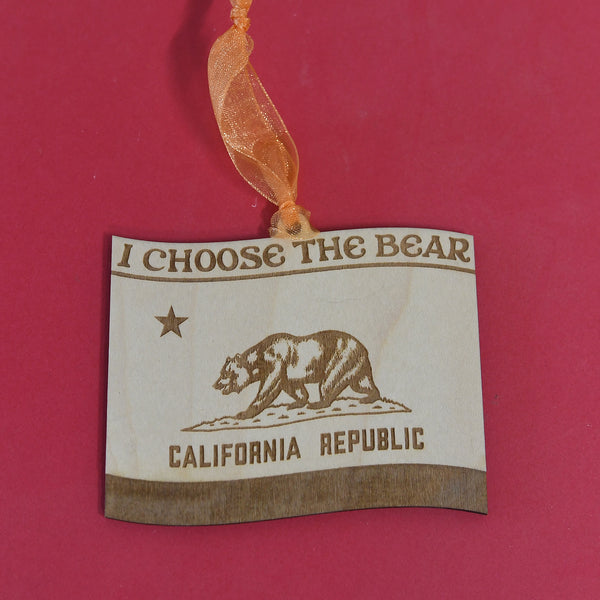 I Choose the Bear - SoCal Fire Fundraiser - Ornaments and Magnets