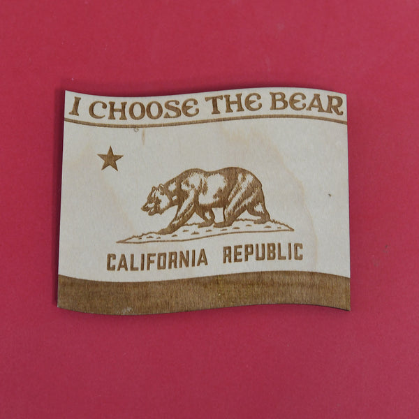 I Choose the Bear - SoCal Fire Fundraiser - Ornaments and Magnets