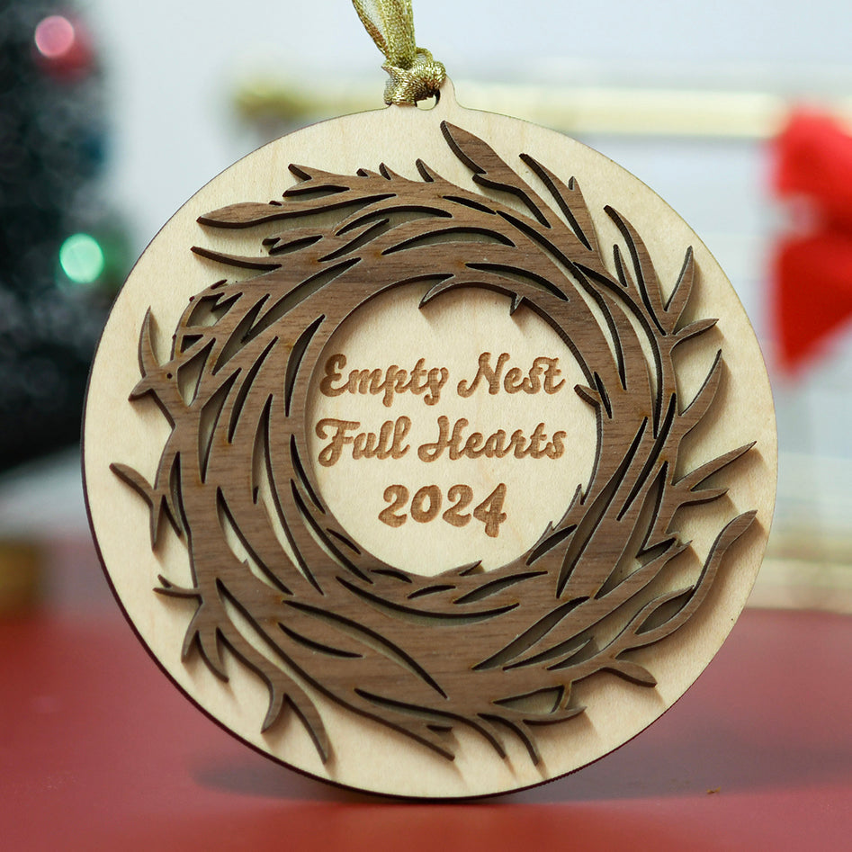 Empty Nest, Full Hearts Ornament