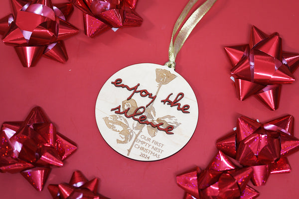 Enjoy the Silence Empty Nest Ornament