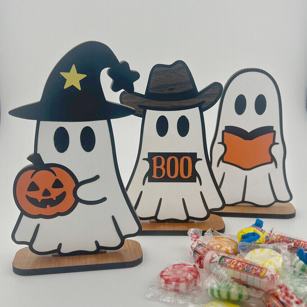 Ghostie Crew Collection – Spooky-Cute Halloween Shelf Sitters