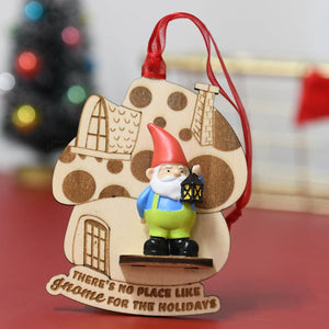 No Place Like GNOME for the Holidays Ornament