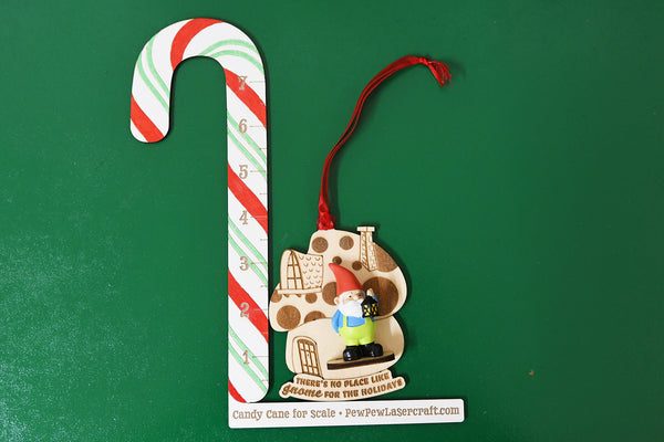 No Place Like GNOME for the Holidays Ornament