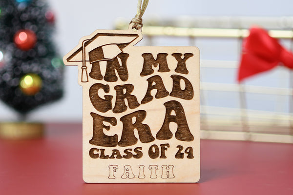 In my Grad Era Personalized Ornament