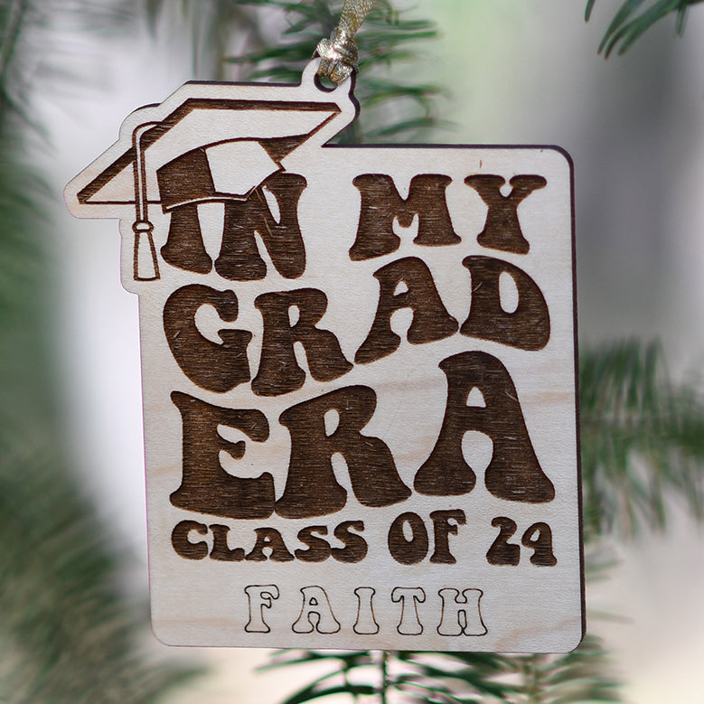 In my Grad Era Personalized Ornament