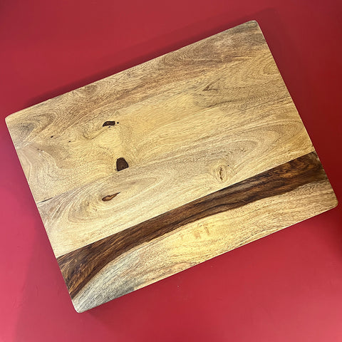 Wooden Cutting Board with Gripper Feet