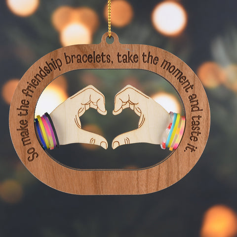 Heart Hands Friendship Bracelet Ornament