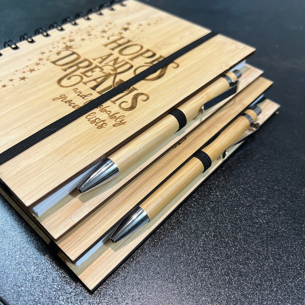 Bamboo Notebook with Pen