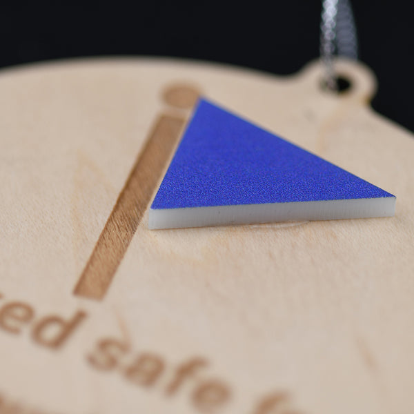 Custom Marked Safe From ... Ornament