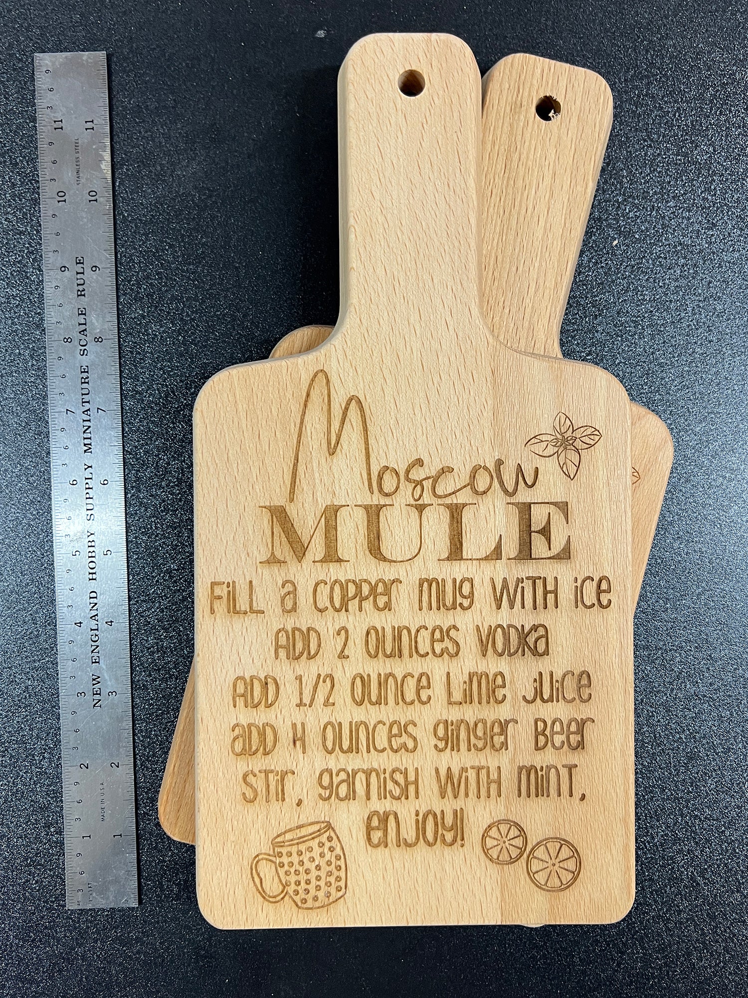 Moscow Mule Recipe Board