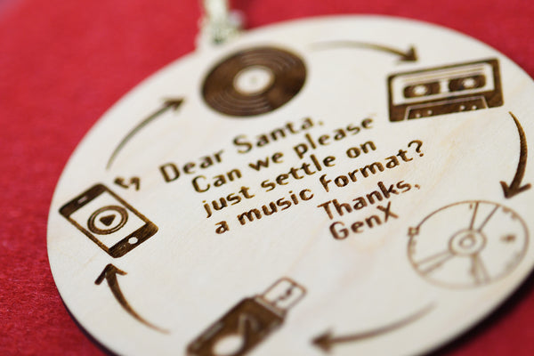 GenX Music Problems Ornament