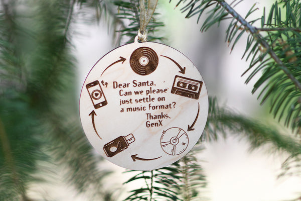 GenX Music Problems Ornament