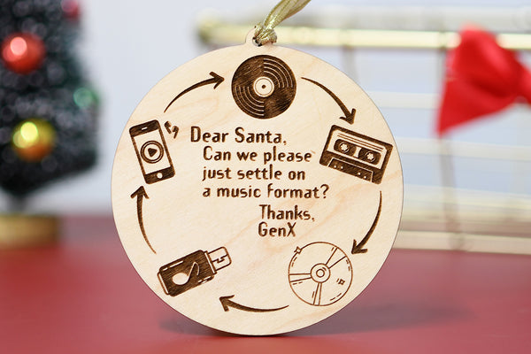 GenX Music Problems Ornament