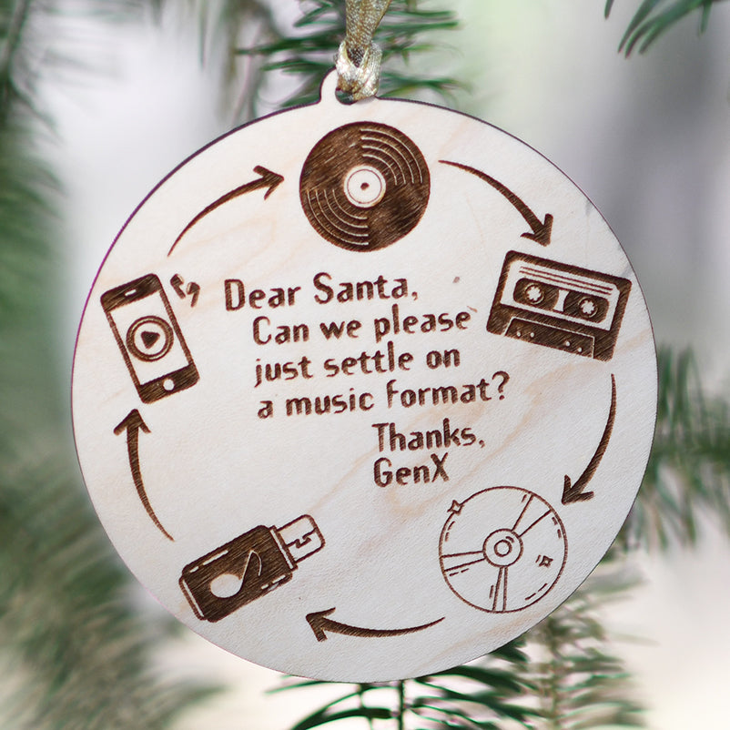 GenX Music Problems Ornament