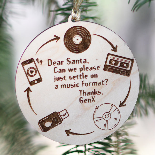 GenX Music Problems Ornament