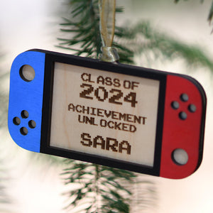 Achievement Unlocked Personalized Grad Ornament