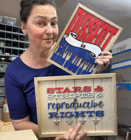 Political Statement Typography Signs