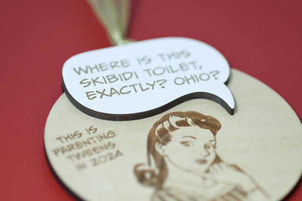 Skibidi toilet Ornament