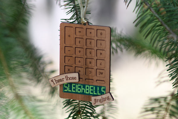 Sleighbells Jingle Calculator Ornament