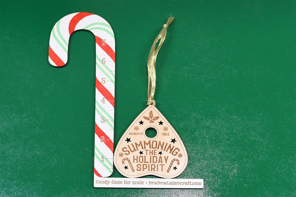 Summoning the Holiday Spirit Planchette Ornament