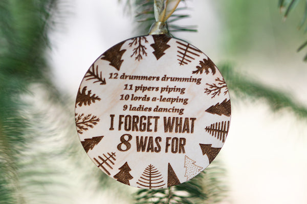 I forget what 8 was for Ornament