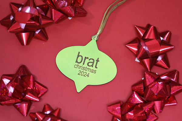 brat christmas Ornament