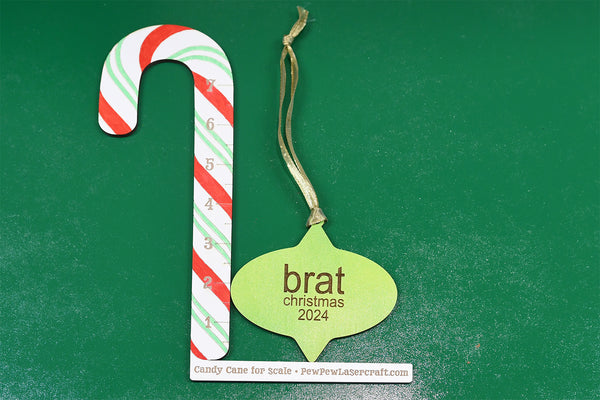 brat christmas Ornament