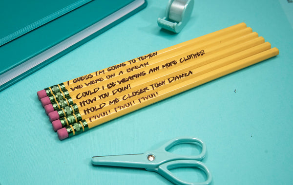 Friends Phrase Pencils - Pew Pew Lasercraft, LLC