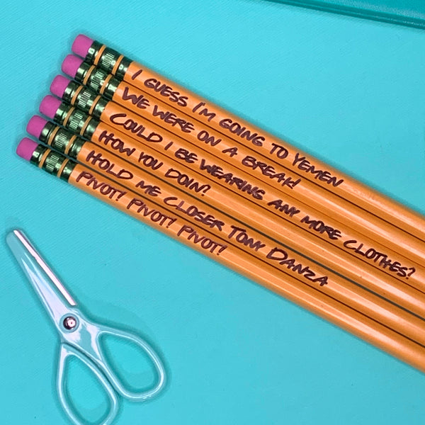 Friends Phrase Pencils - Pew Pew Lasercraft, LLC