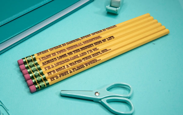 Monty Python Phrase Pencils - Pew Pew Lasercraft, LLC