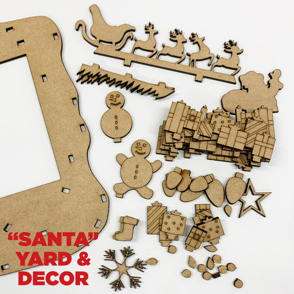 DIY Gingerbread House Kit with Accessories