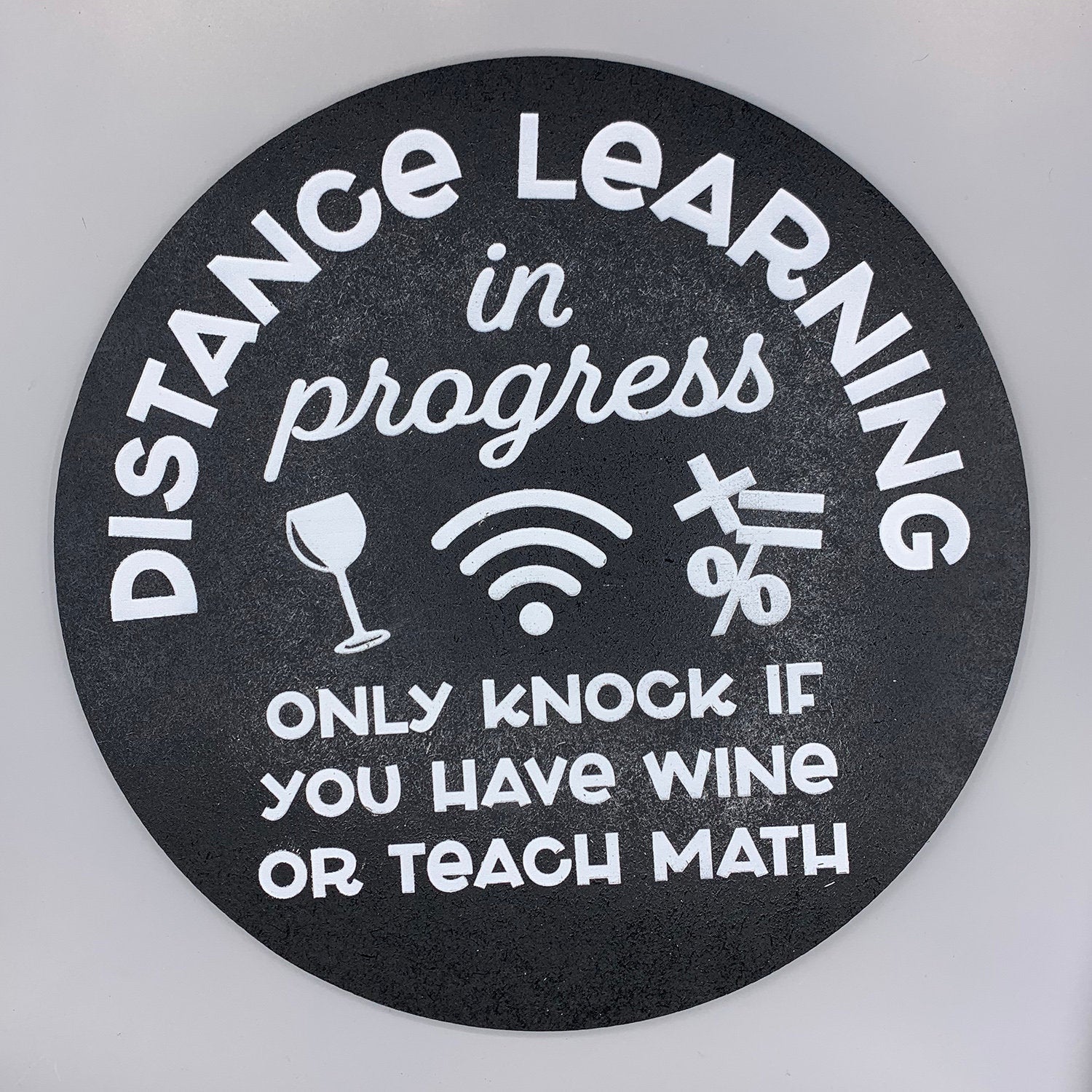 Distance Learning Door Hanger | Do not disturb distance learning, elearning, homeschool door hanger