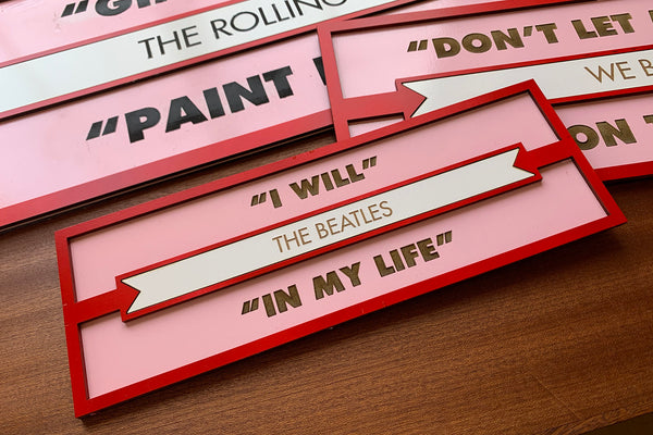 Custom Jukebox Label Music Decor for Wall, Rock Music Decor, Wedding Song Decor, Music Wall Art, Personalized Music Plaque, Custom Song Art