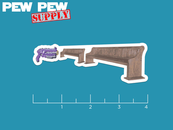 Pew Pew Laser Sticker - Pew Pew Lasercraft